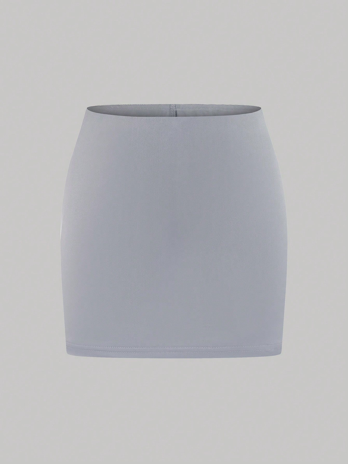 Women's Summer Solid Color Slim Fit Mini Skirt