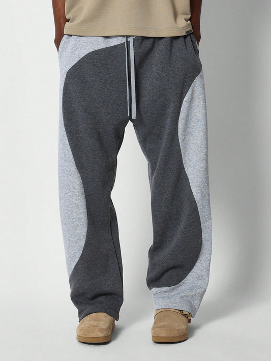 Straight Fit Curved Panel Jogger