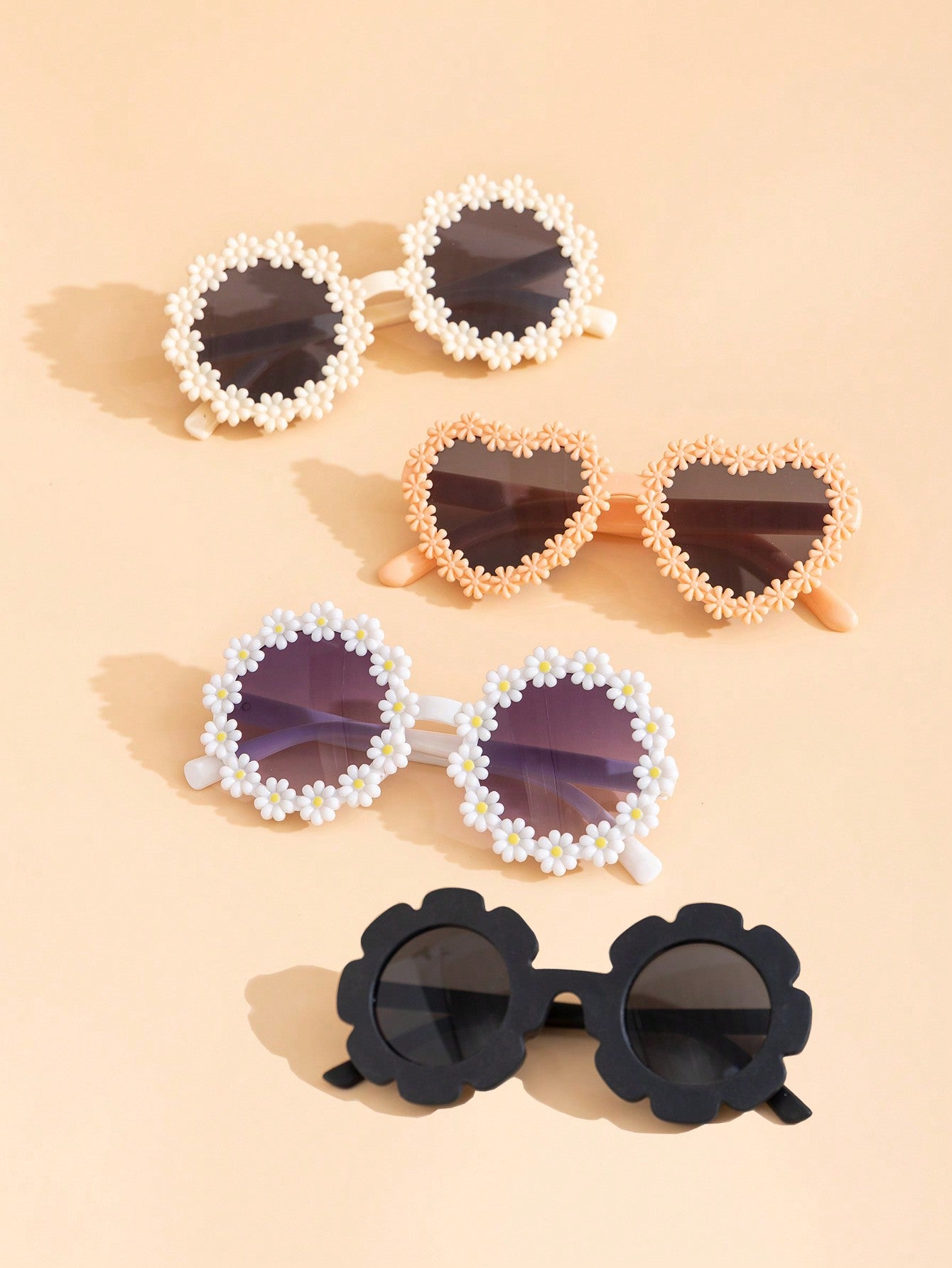 4pcs Fashionable Sunglasses For Cute Babies And Children, UV Protection Shades - A Gift For Children's Day