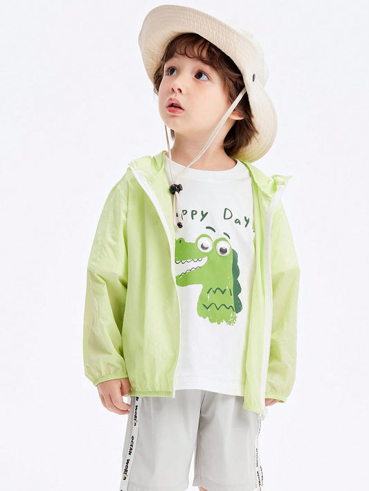 Children's Sun Protection Clothing, Boys' And Girls' Outerwear, Summer 2024 New Baby Top, Parent-Child Set