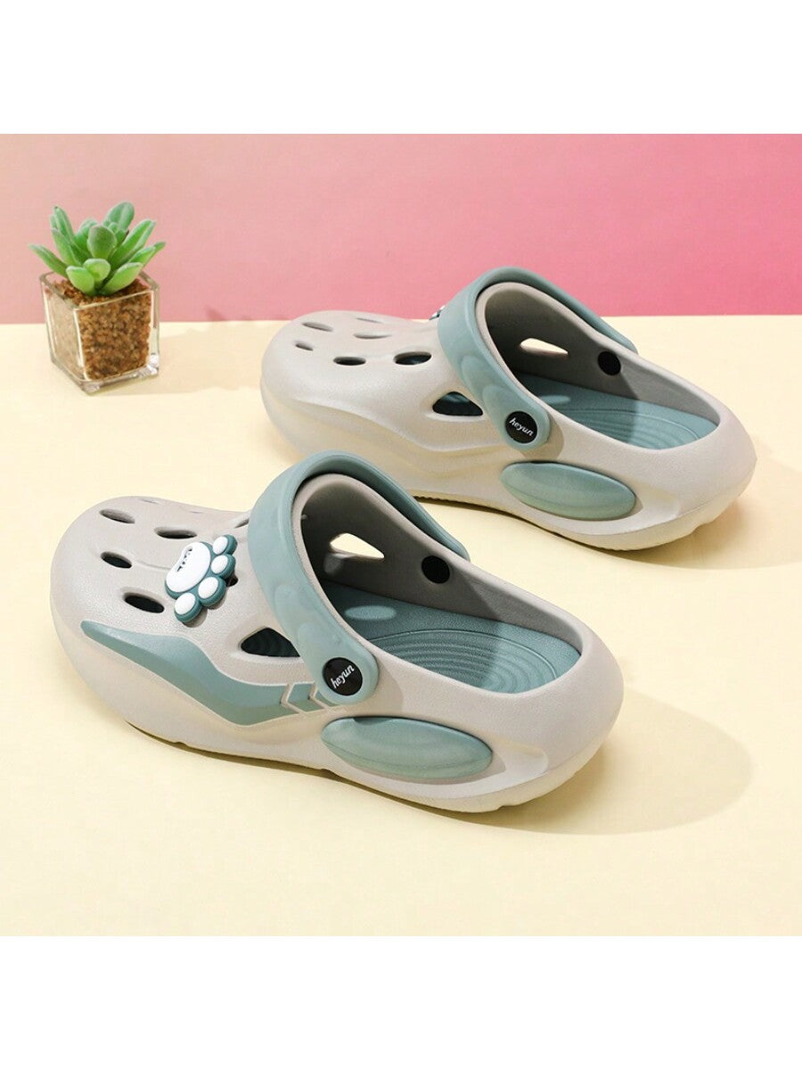 Women's Popular Cute Paw Jelly Shoes, Thick-Soled, Slip-Resistant, Cartoon Beach Slippers For Spring, Summer And Autumn, Trendy And Stylish Shoes With A Feeling Of Stepping On Poop, Slippers For Nurses, Beach Sandals, With Thick Sole, Slip-Resistant, Suit