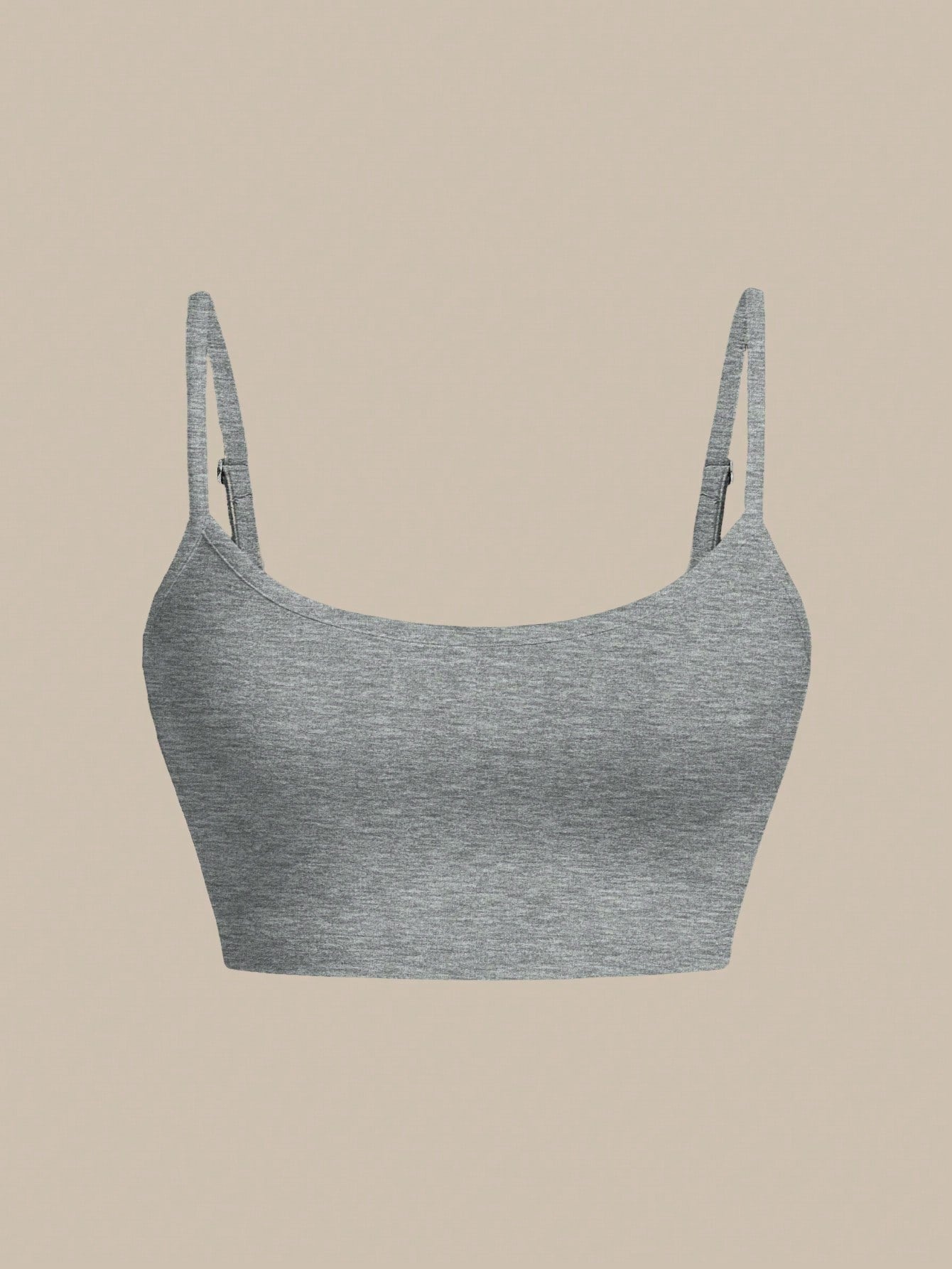 Qutie Casual And Simple Slim-Fit Crop Camisole Top, Versatile And Suitable For Summer