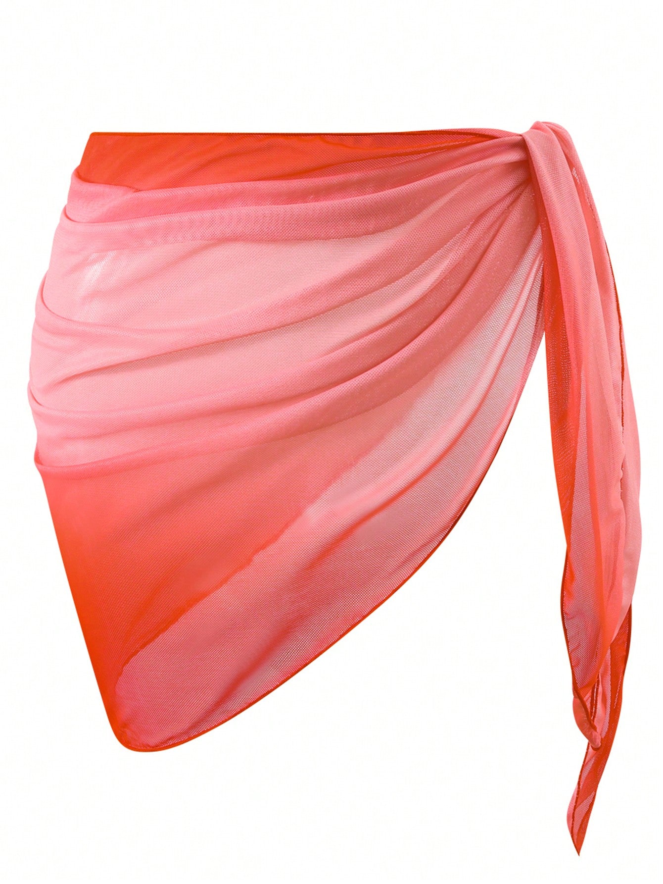 Swim Mod Summer Beach Ombre Cover Up Skirt