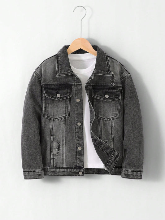 Tween Boys Denim Jacket And Coat