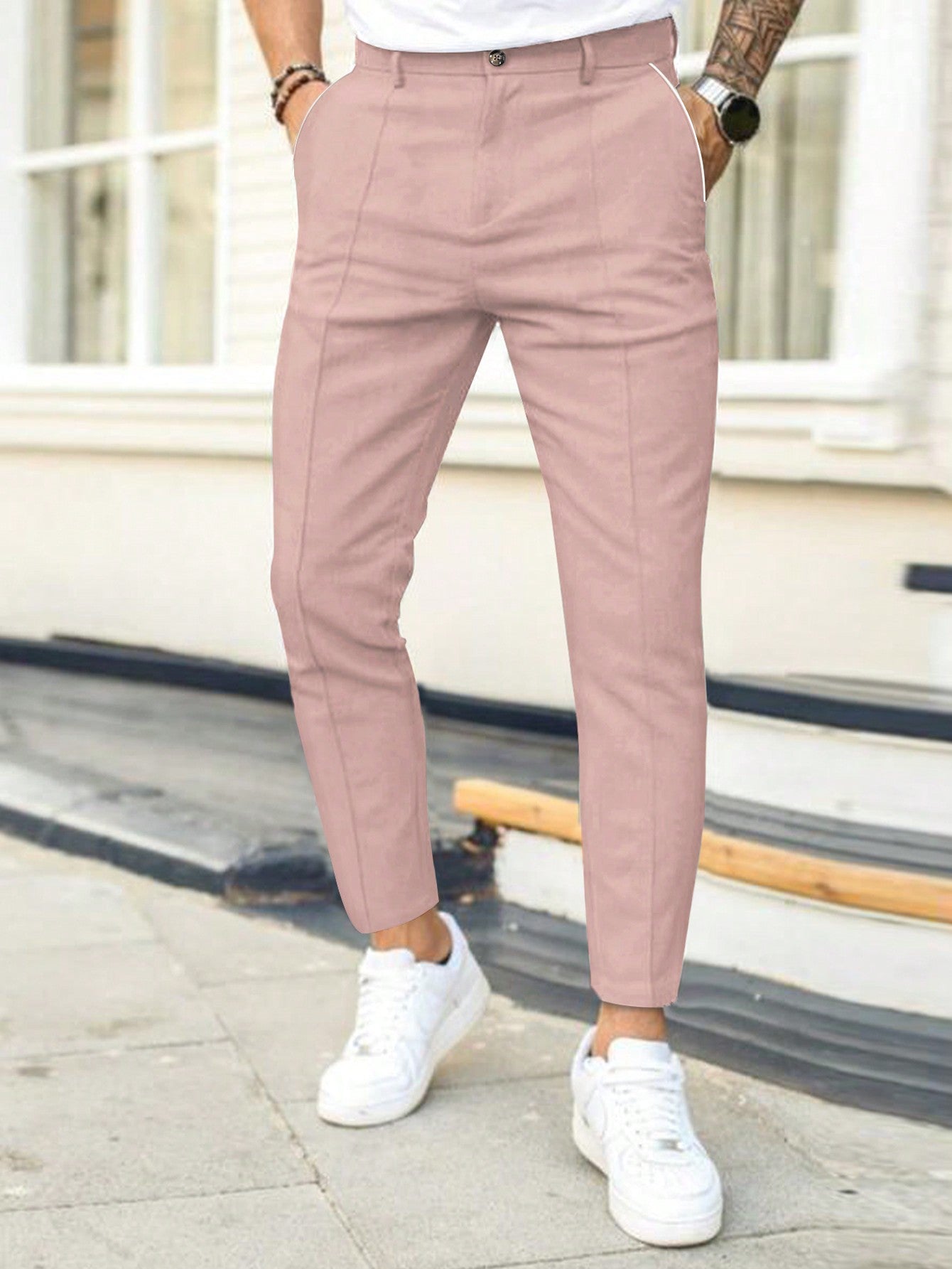 Men's Slim Fit Suit Pants