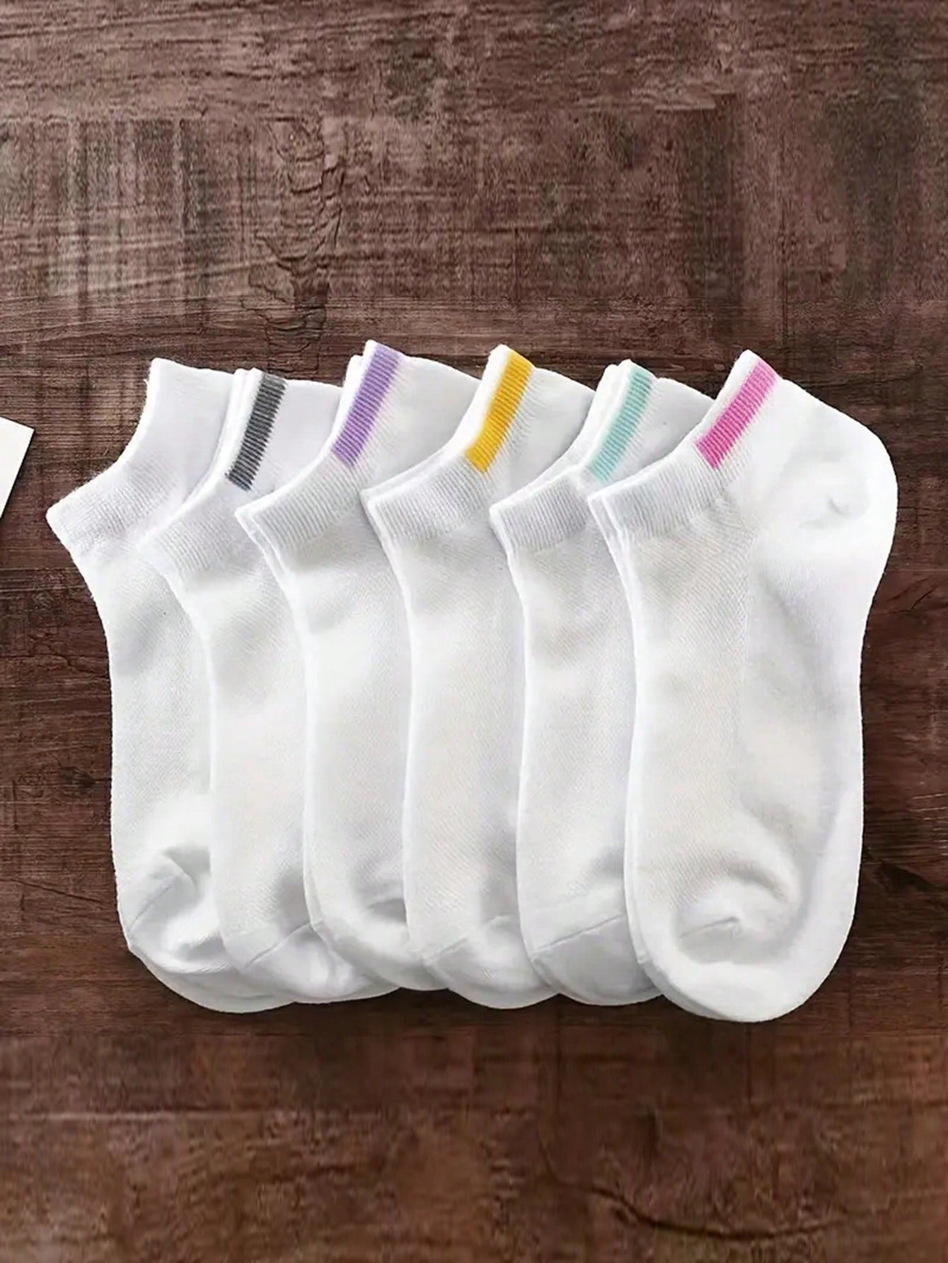 6 Pairs Kid's Sports Ankle Socks,Soft & Lightweight Low Cut Socks Spring Summer Solid Short Socks Boat Socks