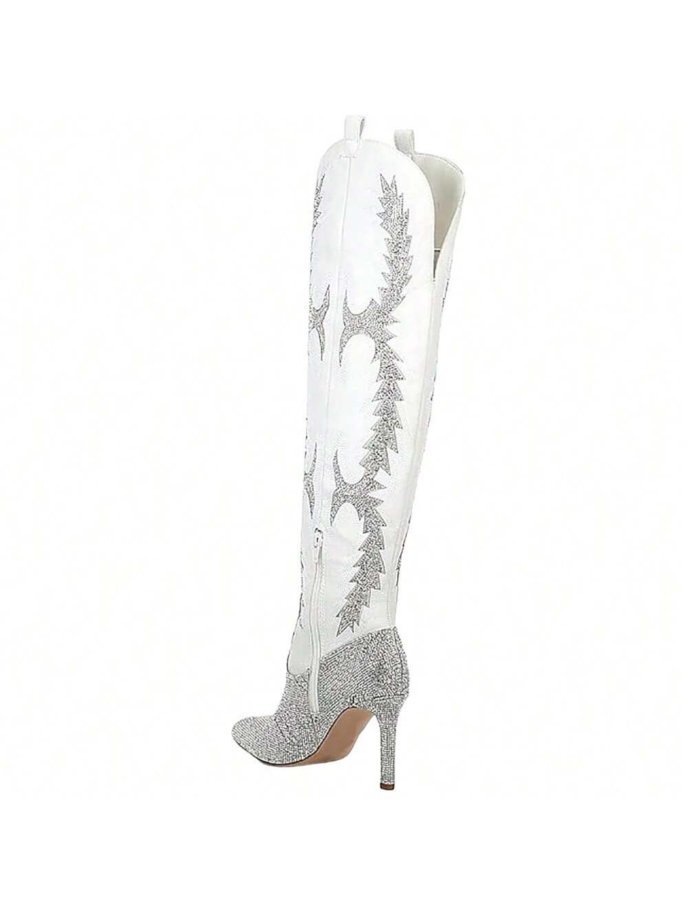 Women's Rhinestone Boots Western Shiny Cowboy Boots