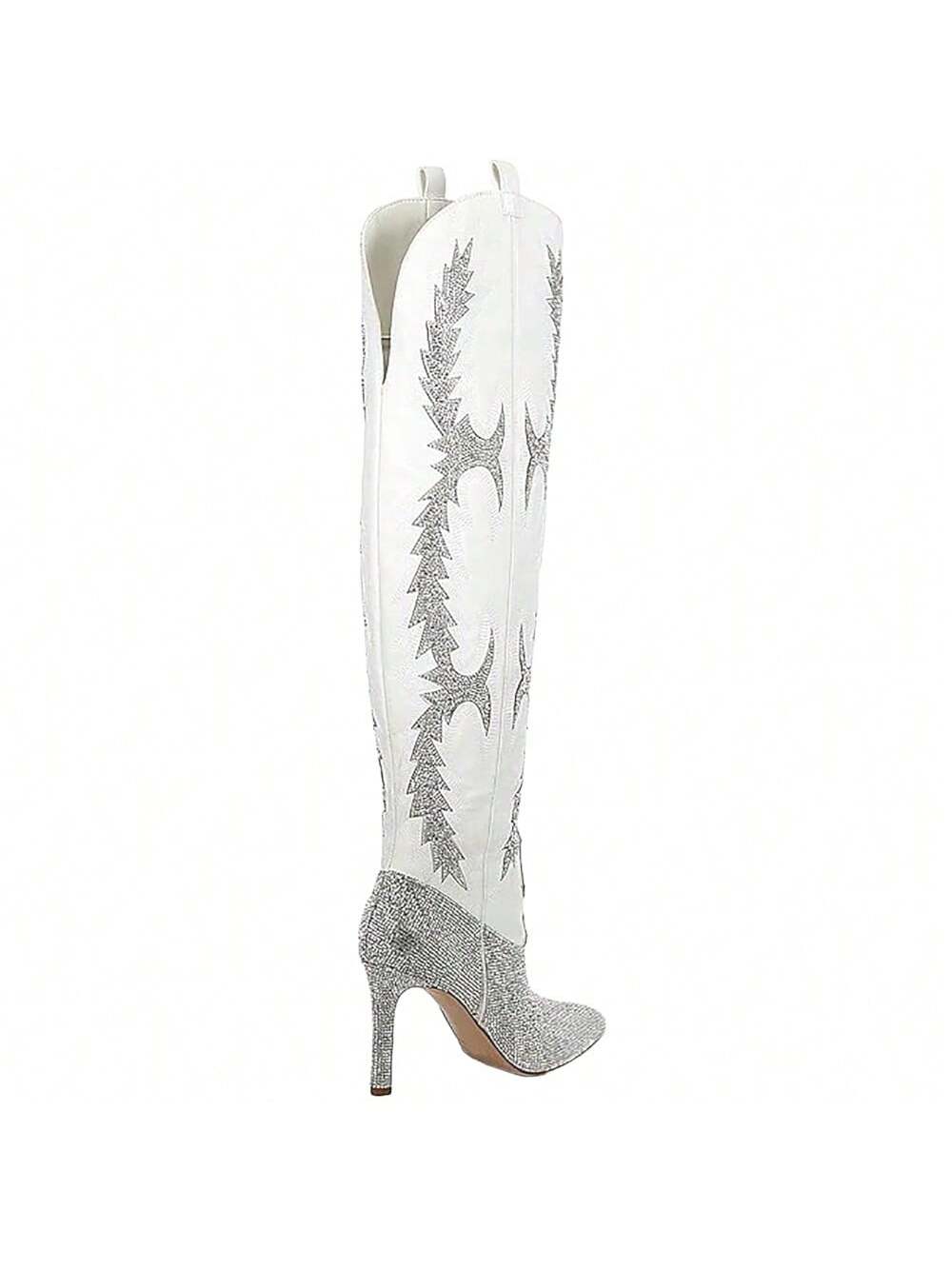 Women's Rhinestone Boots Western Shiny Cowboy Boots