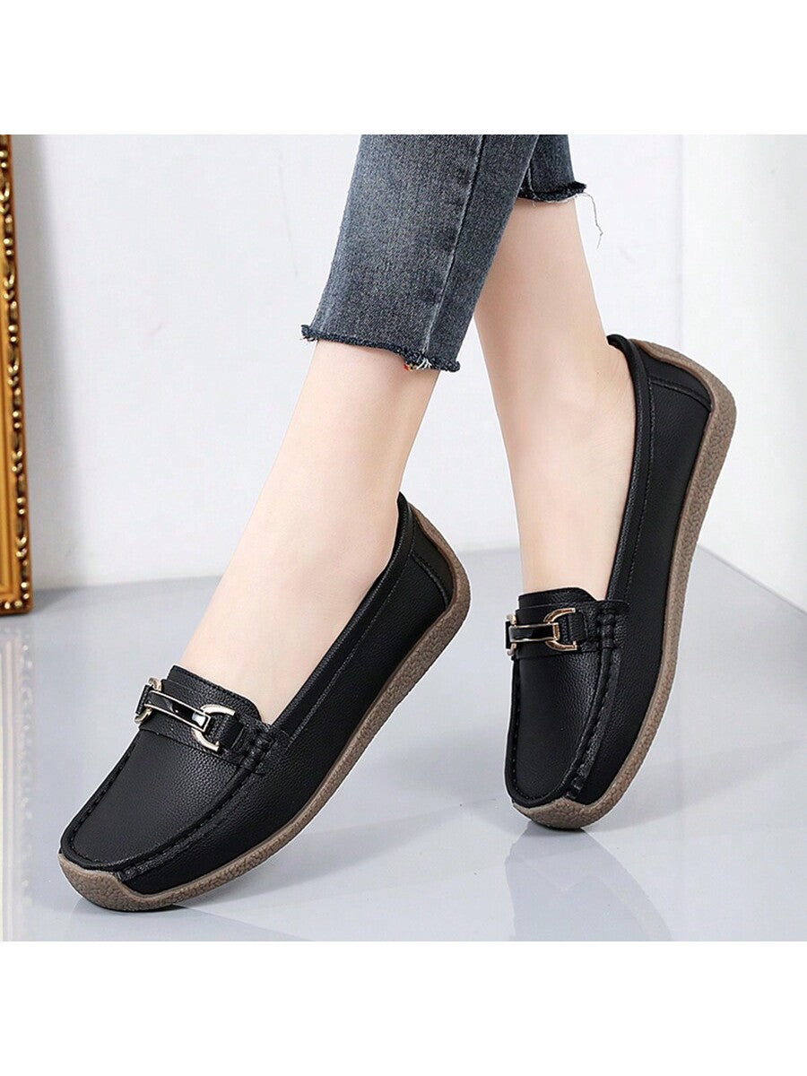 New Women's Slip-Resistant Soft-Sole Loafers, Durable Flat Shoes For Moms