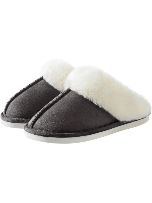 Slippers For Women Memory Foam Fuzzy Womens Slippers, Comfy Warm House Shoes For Women, Indoor And Outdoor Slippers With Anti-Skid Sole