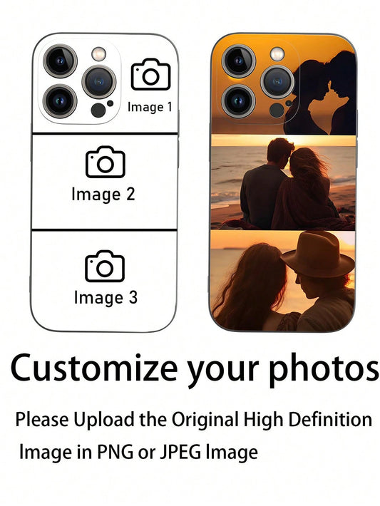 1 Piece Personalized Customized Images Simple Tpu Phone Case Compatible With Iphone 15, Iphone 15 Pro, Iphone 15 Pro Max And Sumsang Galaxy A14,S23 Ultra, Anniversary Gift, Valentine Gift, Birthday Gift, Wedding Gift, Mother's Day Gift, Father's Day Gift,