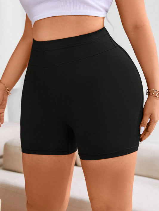 Plus Size Summer Seamless Stretchable Leggings Suitable For Sports And Yoga