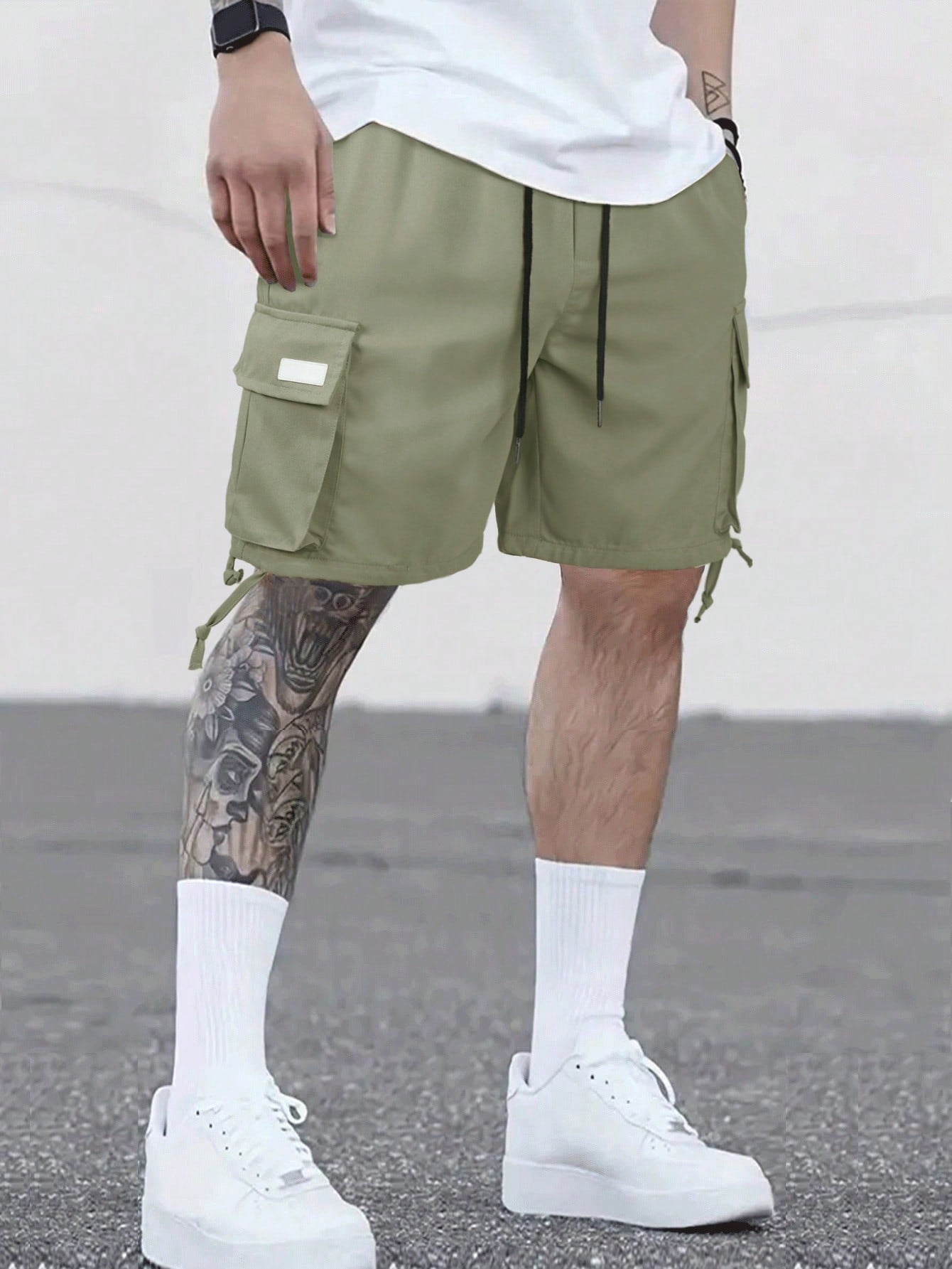 Men's Flip Pocket Casual Workwear Cargo Shorts