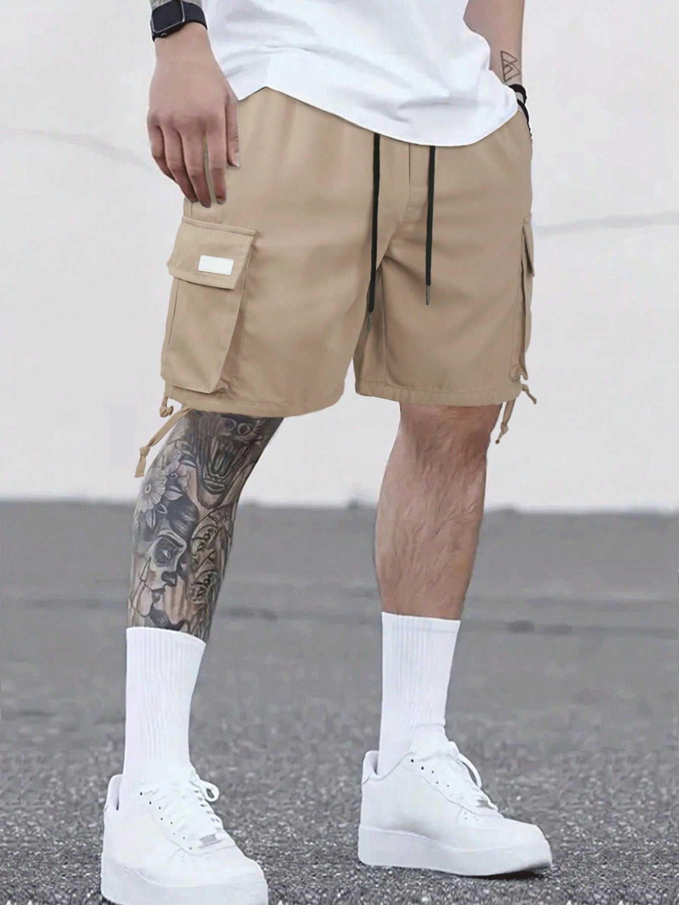 Men's Flip Pocket Casual Workwear Cargo Shorts