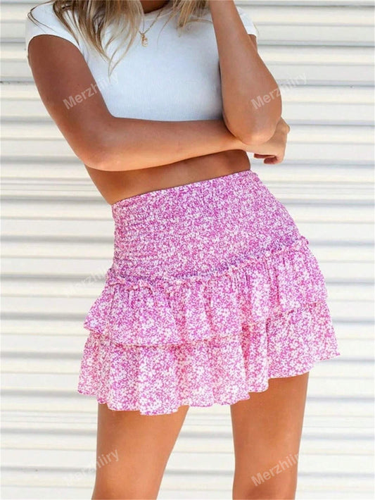 New Women's Loose Pleated Skirt, Versatile A-Line Skirt