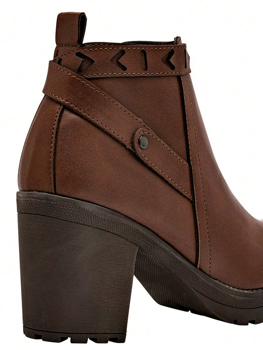 DKCH Brown Wommen's Boots, Code 112123-1