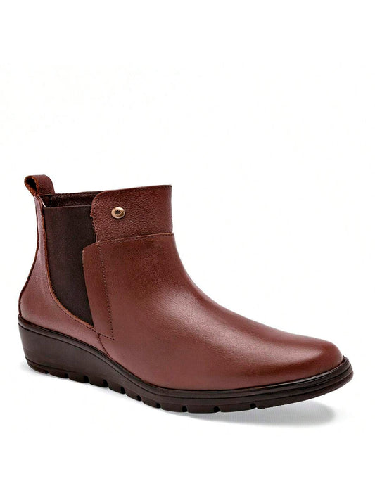 Mora Confort Brown Wommen's Booties, Code 120869-E