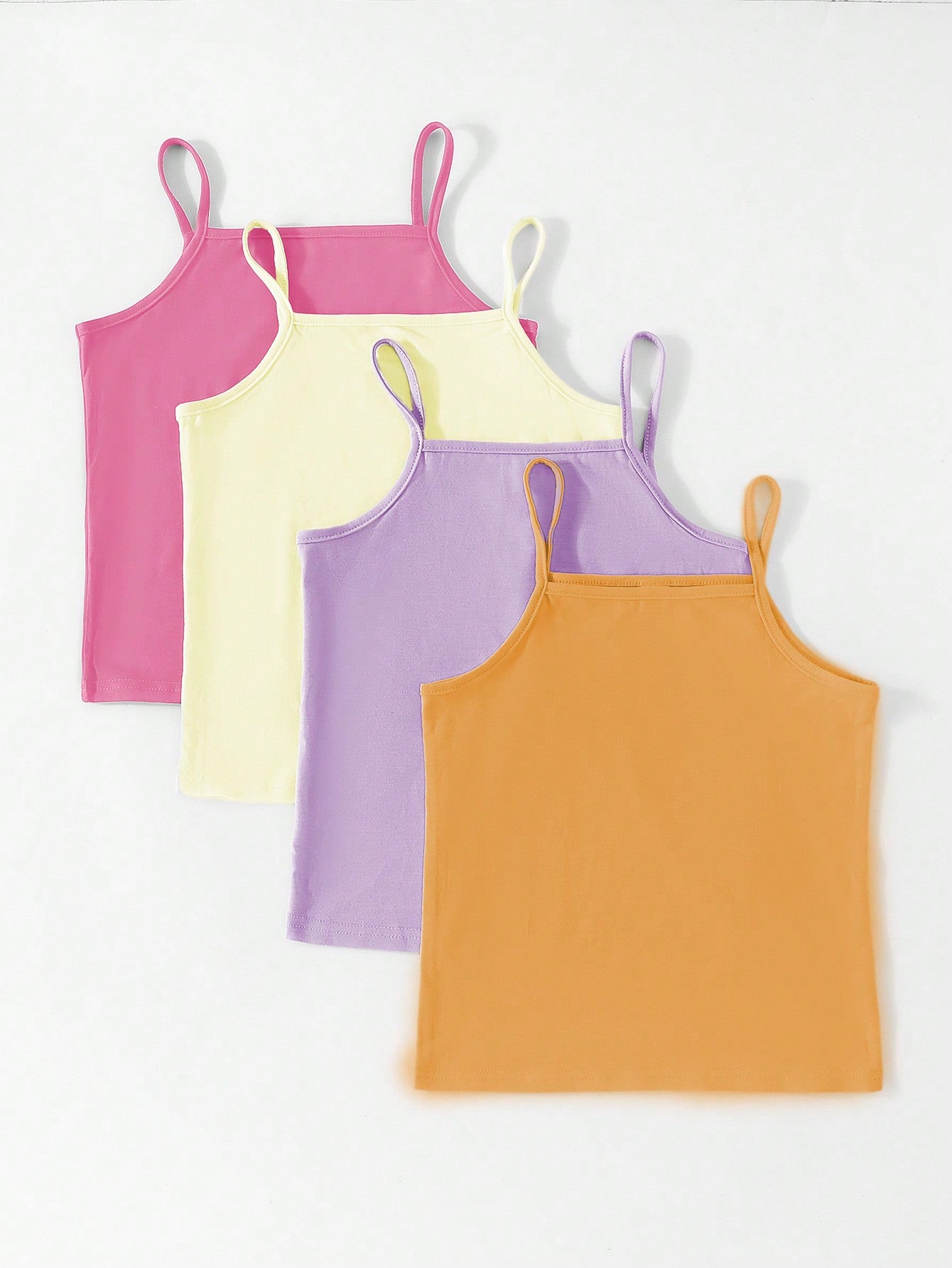 Tween Girl Regular Style Tank Top 4pcs/Set