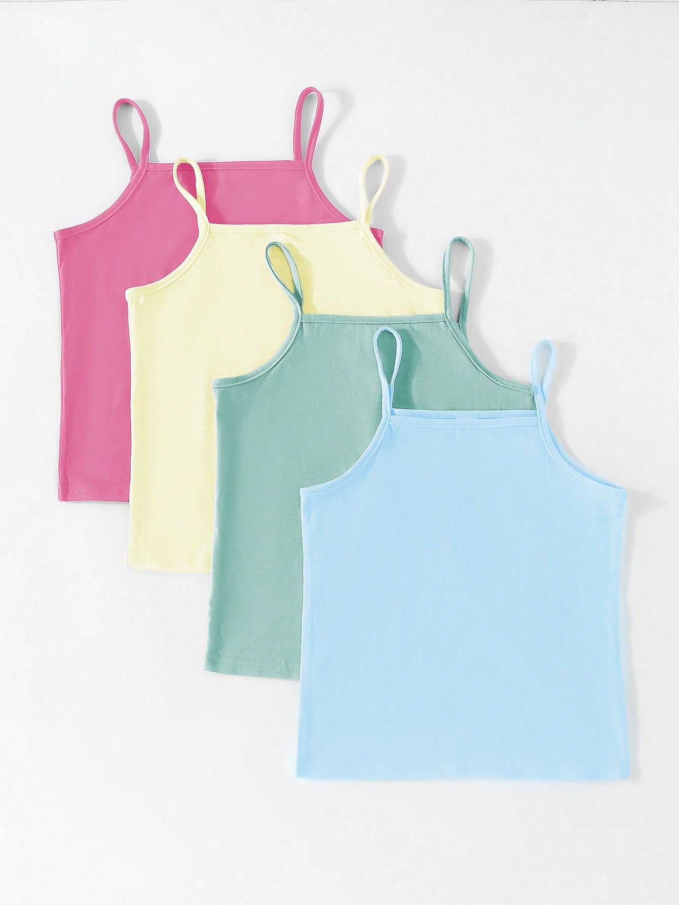 Tween Girl Regular Style Tank Top 4pcs/Set