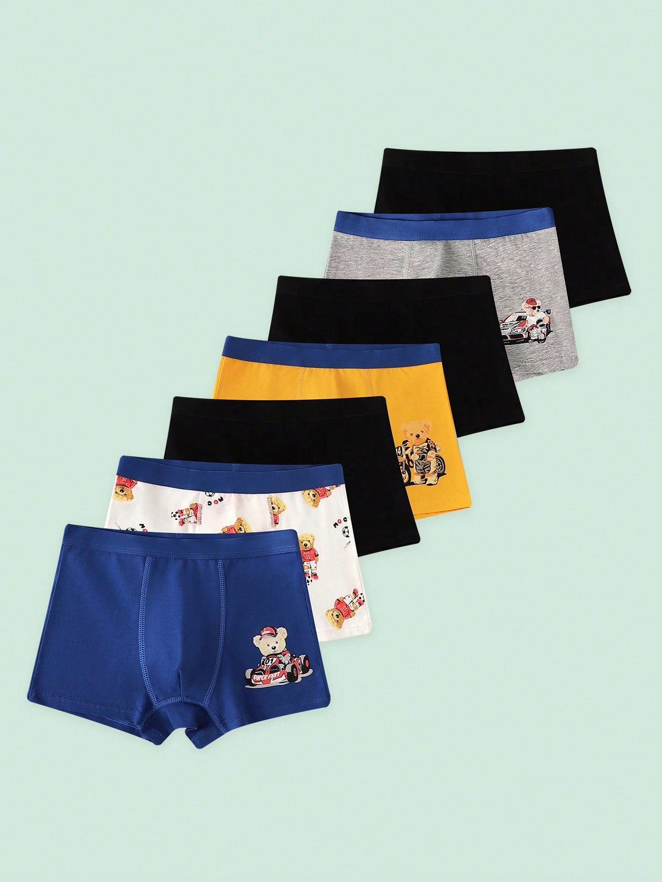 Tween Boy Fashion Printed Boxer Briefs