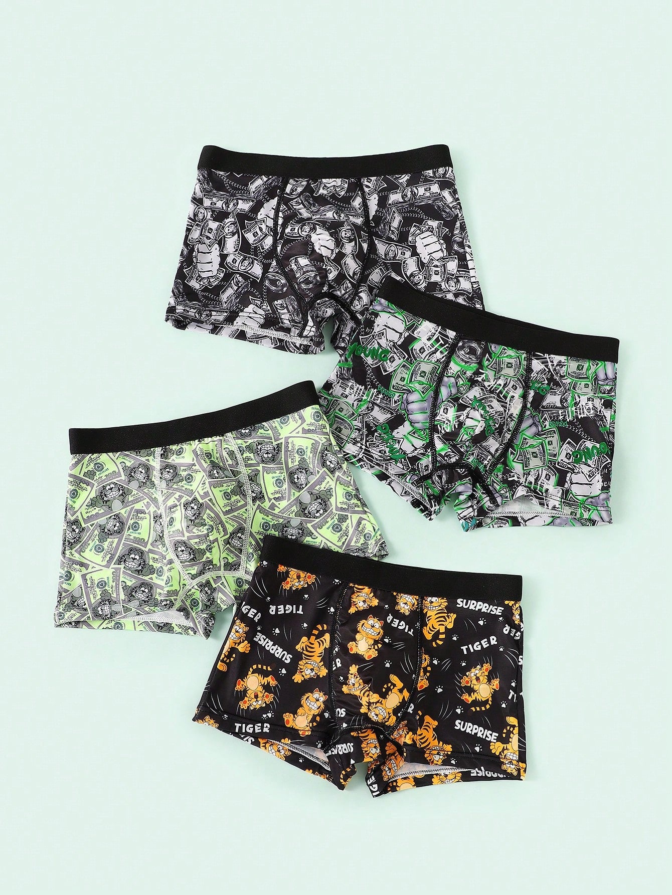 Tween Boy 4pack Cartoon Graphic Boxer Brief