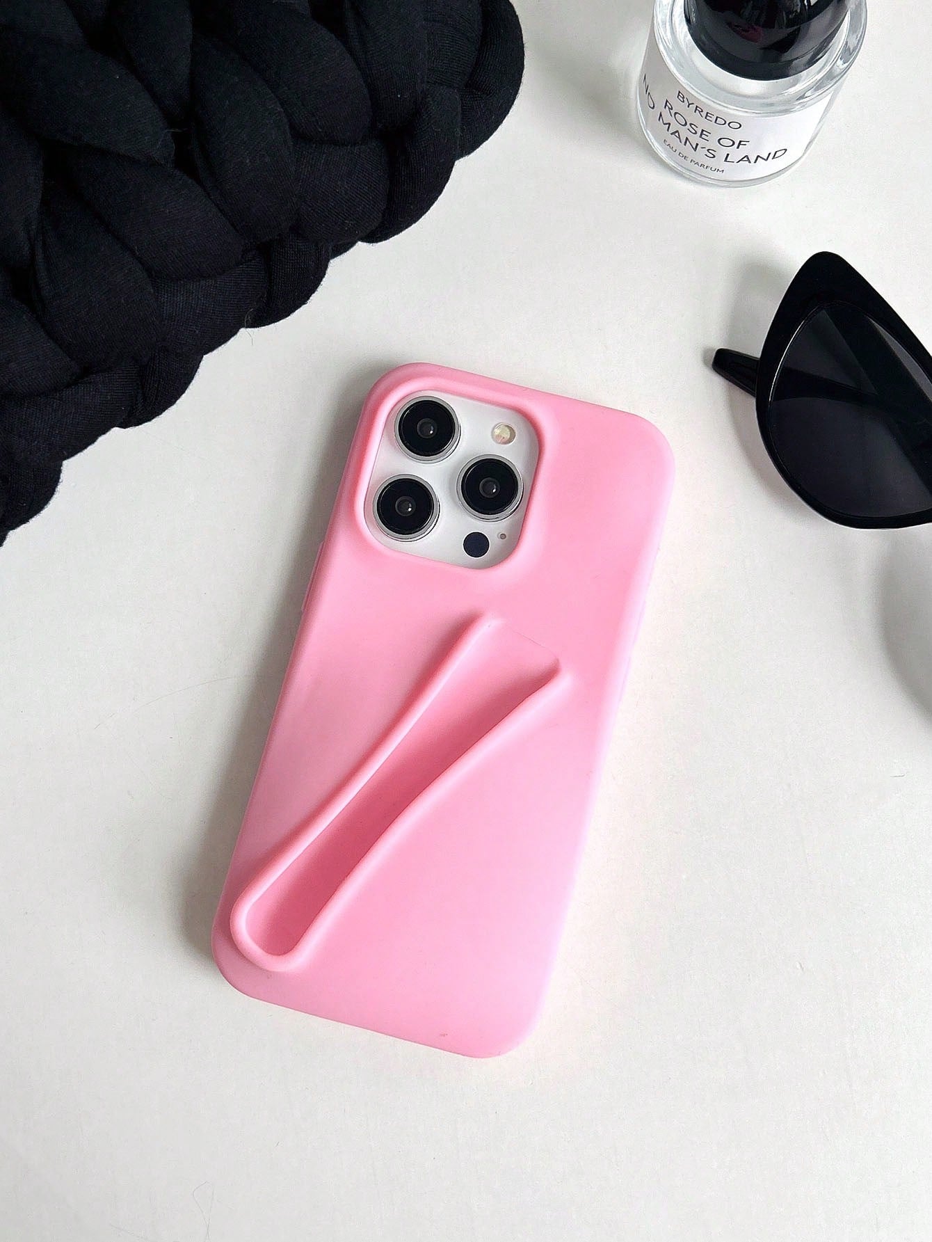 Pink New Creative Lipstick Lip Gloss Phone Case, Compatible With Apple XS/XR/XSMAX/11/12/13/14/15pro/Promax, Silicon Full Cover Anti-Shock Phone Case For Protection
