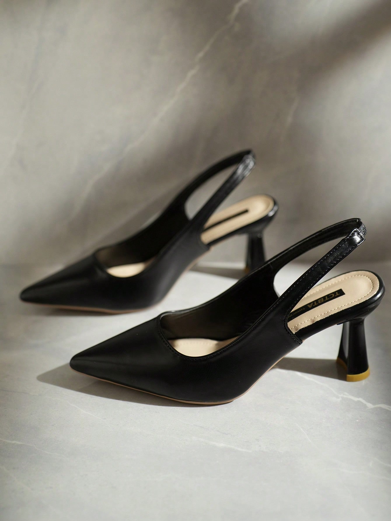 2024 New Arrival, Spring Collection - Black Soft Leather High Heels For Women With Thin Heels, Hollow Out Design, Gift Dress, Sexy Pointed Toe. French Style High-Heeled Sandals With Hollowed Straps And Closed Toe - A New Style In Spring/Summer That Create