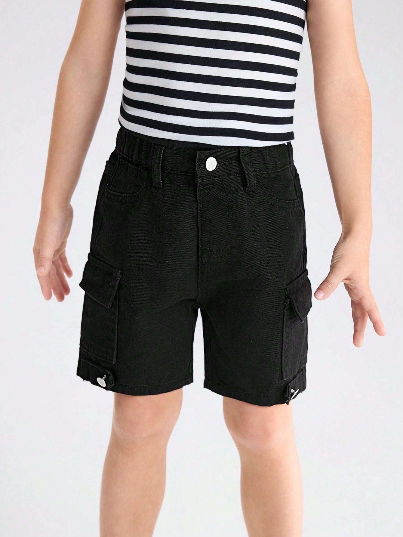 Young Boys' Casual Workwear Denim Shorts