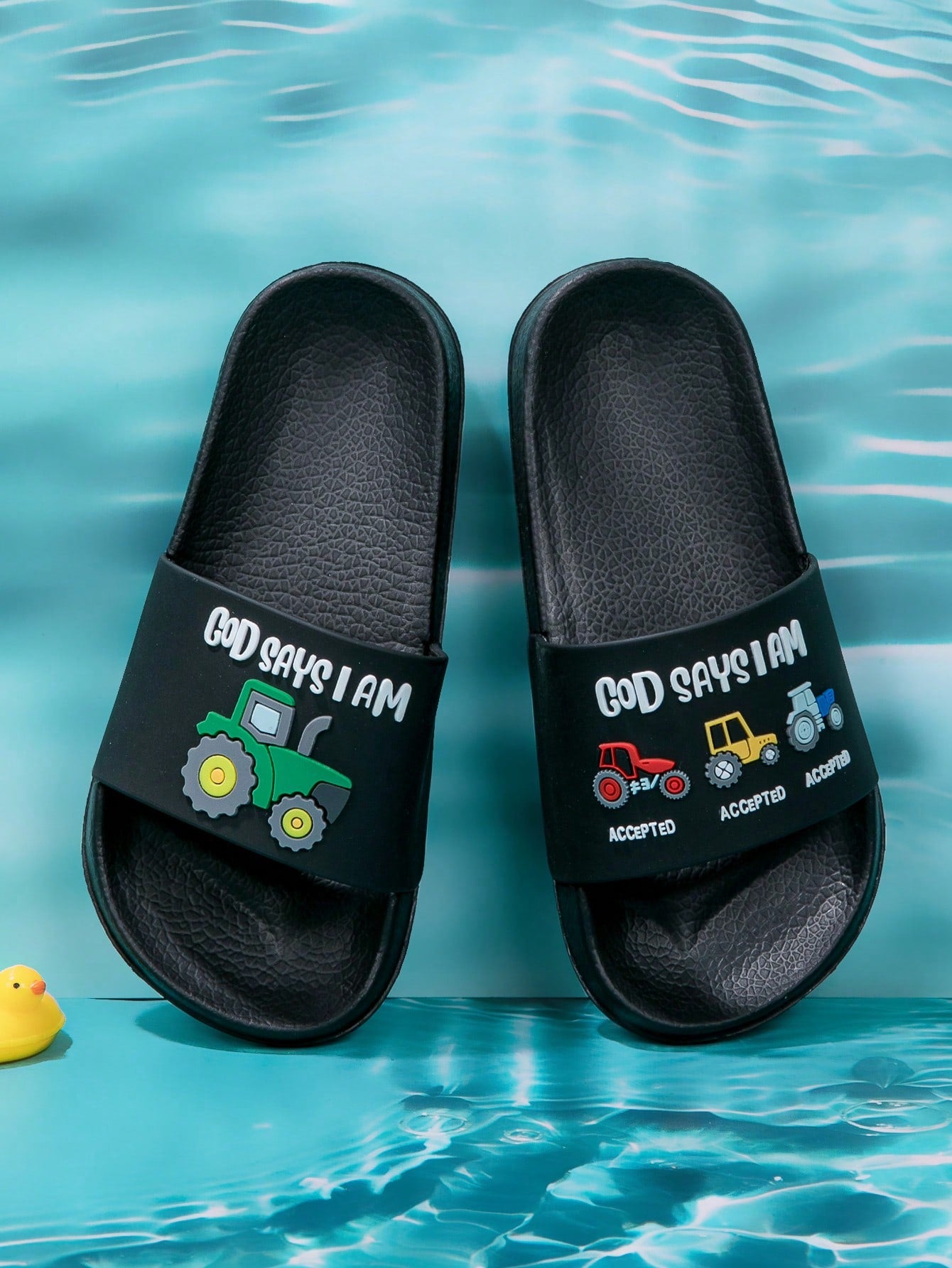 Boys' Comfortable And Stylish EVA Foam Breathable Slippers For Summer