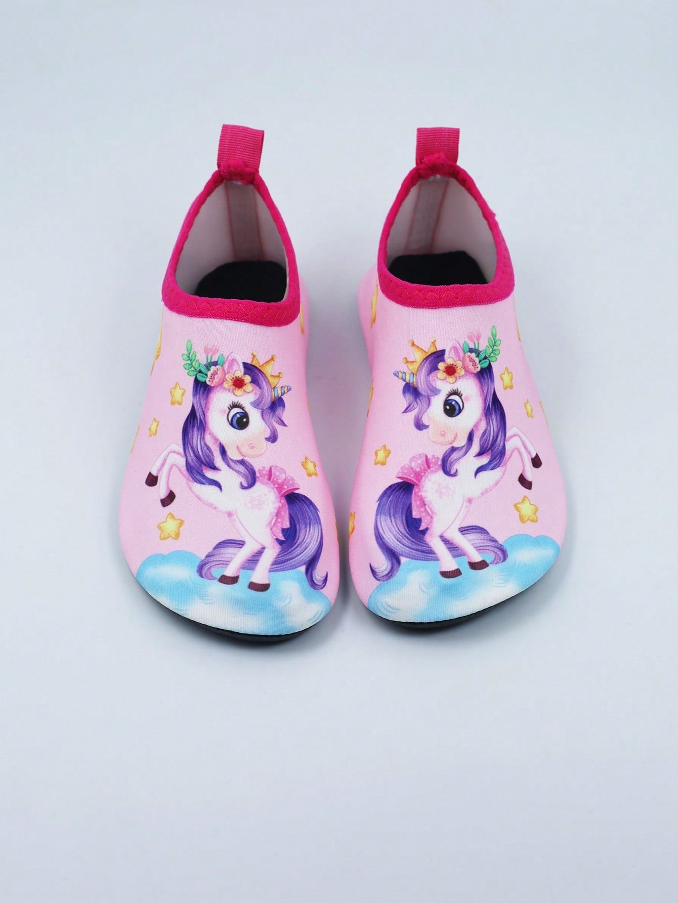 1 Pair Kids' Summer Water Shoes Outdoor Aqua Shoes Yoga Shoes Cartoon Anti-Slip Breathable Beach Shoes Training Shoes