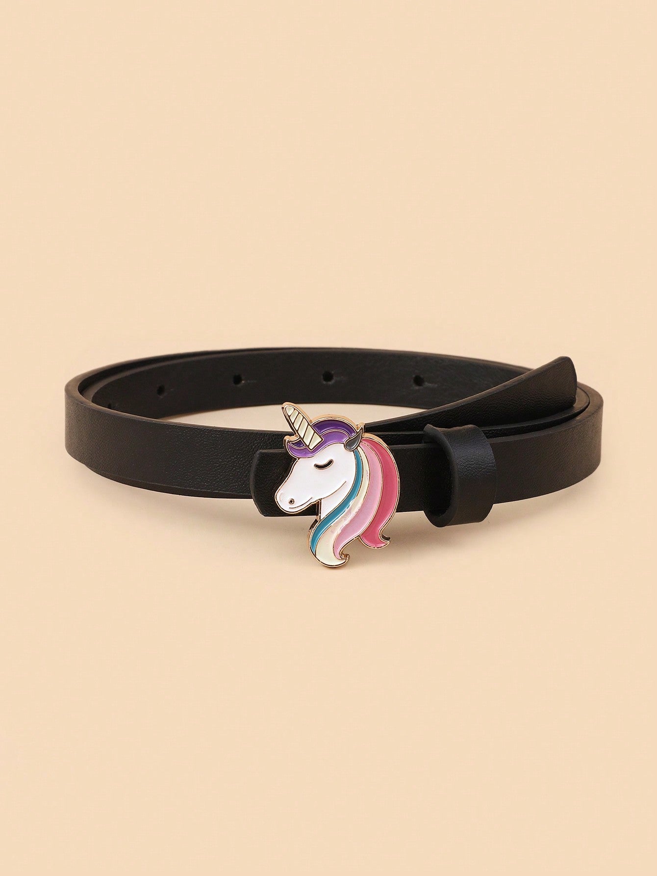 New Children's Lovely Rainbow Color Thin Belt