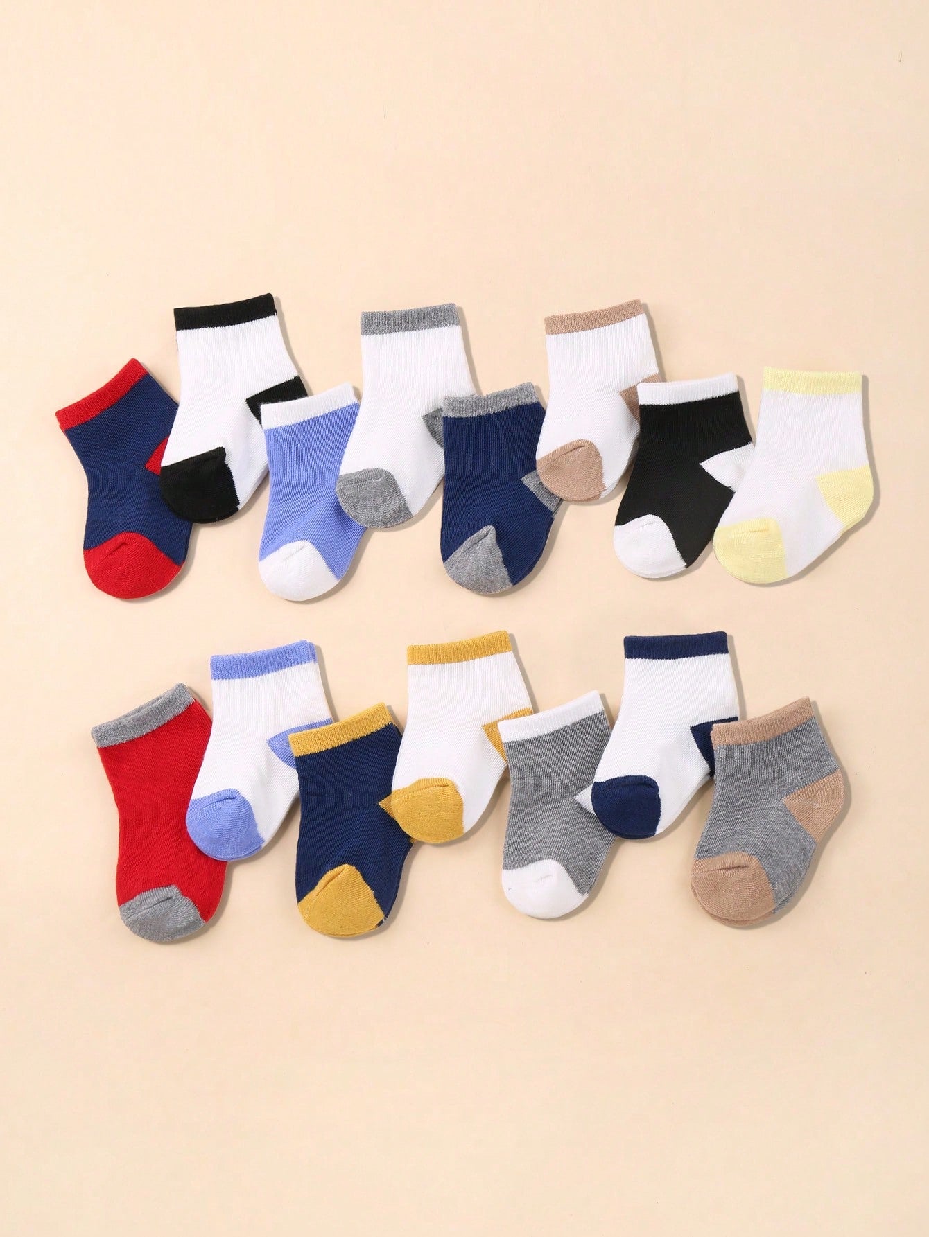 5 Pairs Baby Socks Low Cut Stretch Ankle Socks Unisex  Infant Socks for Newborn Toddler Boys Girls Baby Socks