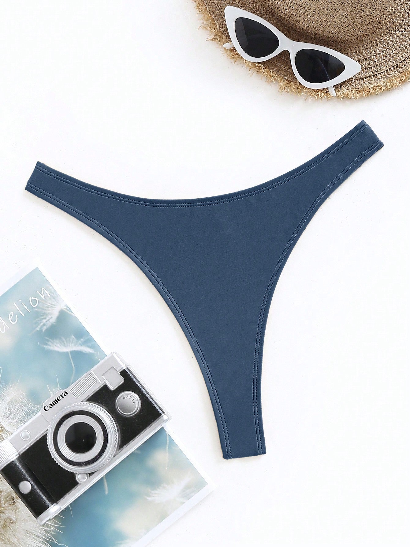 Swim Summer Beach High Cut Thong Bikini Panty