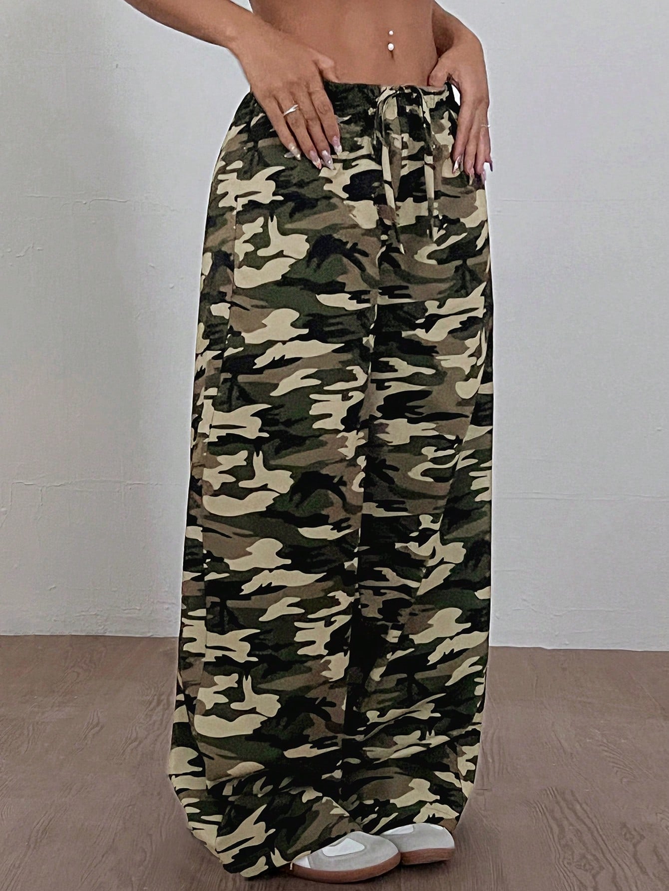 Women's Summer Casual Wide-Legged Pants With Zebra Print