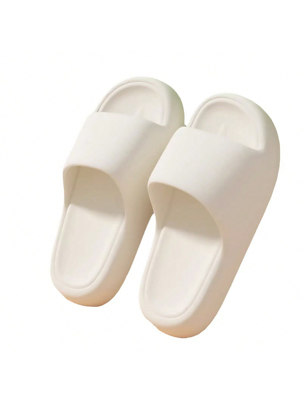 New Fashionable Unisex EVA Couple Slippers, Supermarket Style, Simple And Elegant Home/Bathroom/Outdoor Slippers, Comfortable, Soft, Anti-Slippery And Lightweight Thick-Soled, High-End Couple Slippers, INS Style