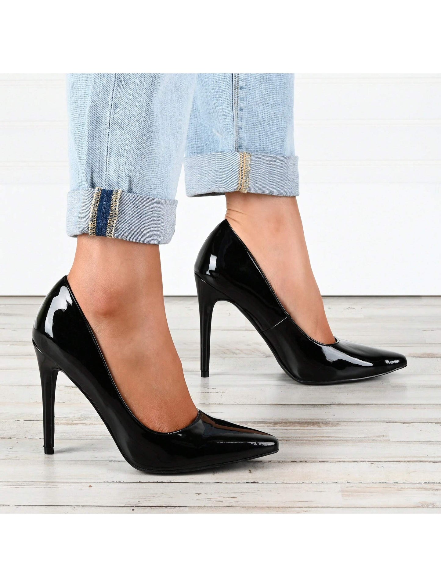 Womens Pointed Toe High Stiletto Pumps