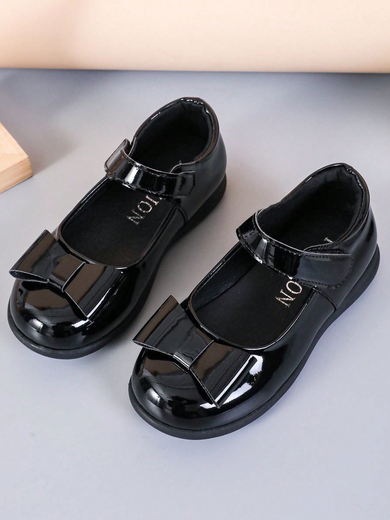 Girls' Hook-And-Loop Leather Princess Shoes, Shoes, Student Shoes