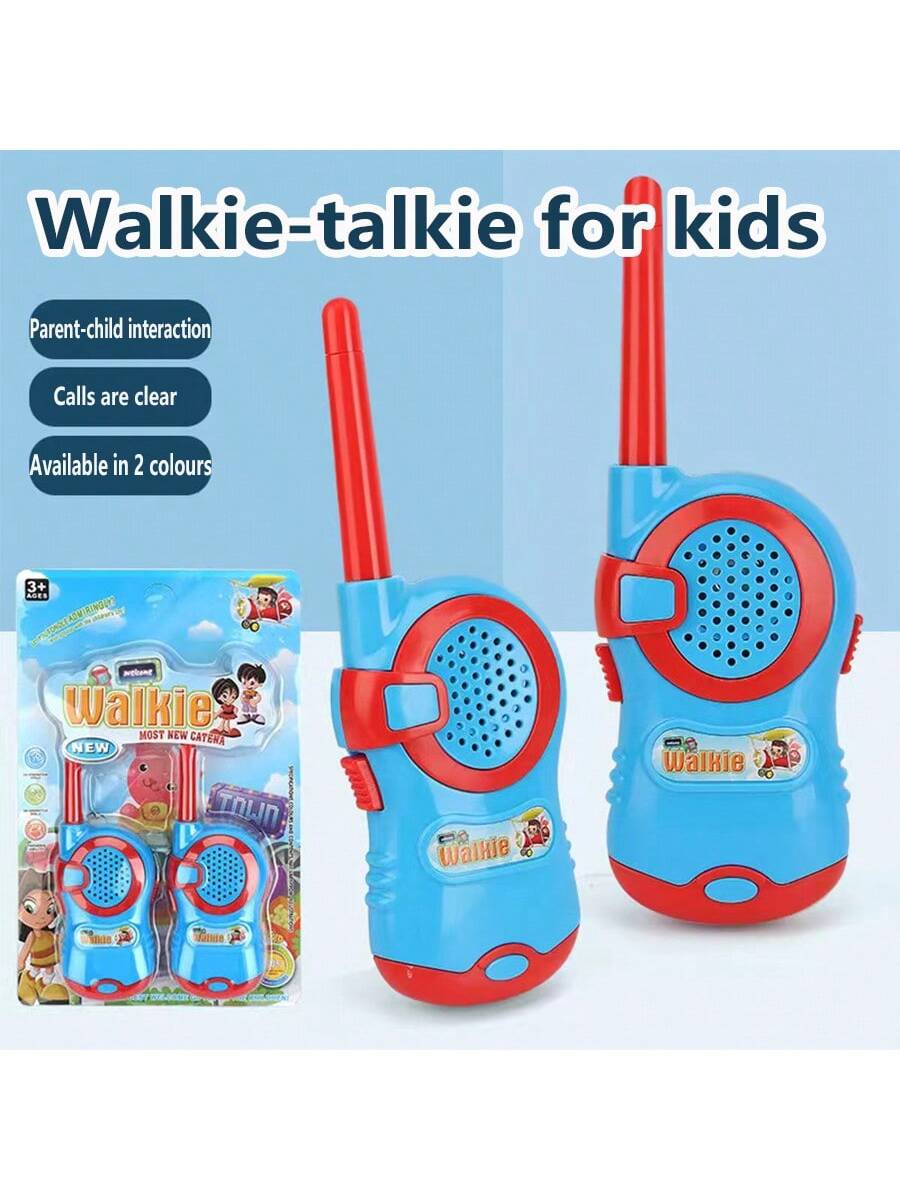 2pcs Kids Walkie Talkies, Wireless Intercom Toys For Children, Outdoor Play