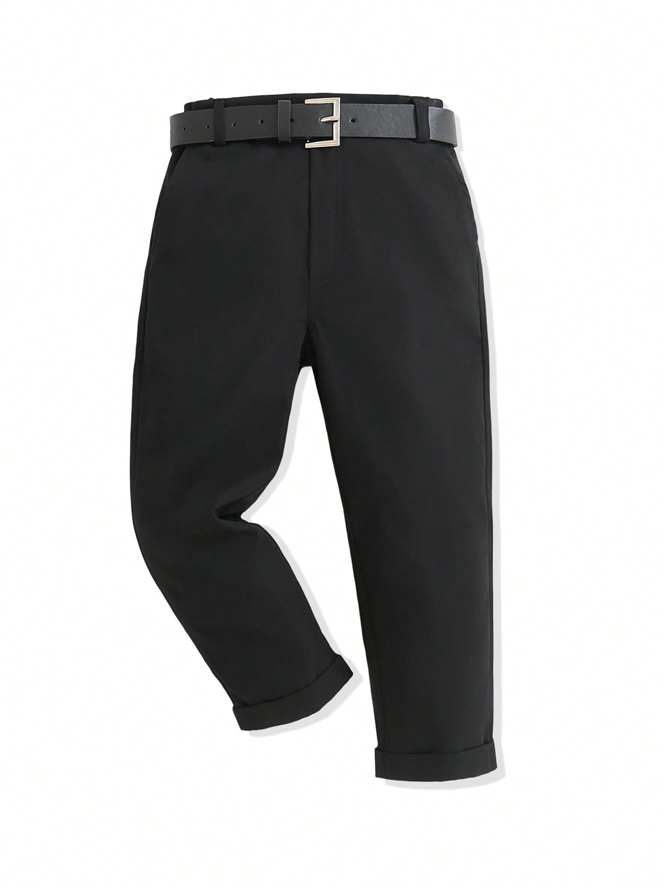 Young Boy Casual Belted Pants For Spring/Summer