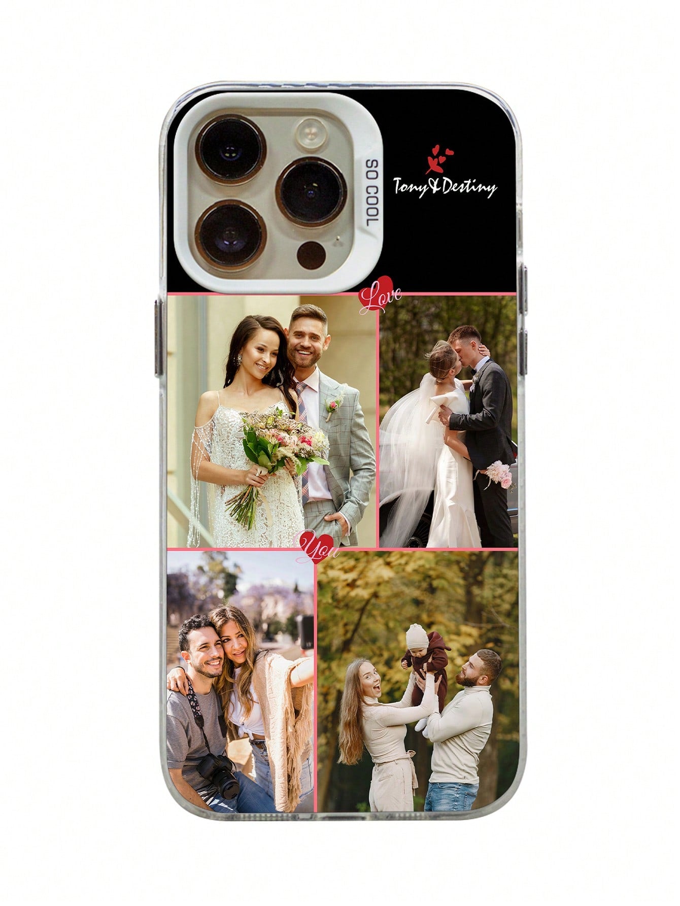 1pc Customized Image Phone Case, Personalized Photo Design Iphone Case Compatible With Iphone 11/12/13/14/15 Pro Max/ Samsung A14/S23 Ultra