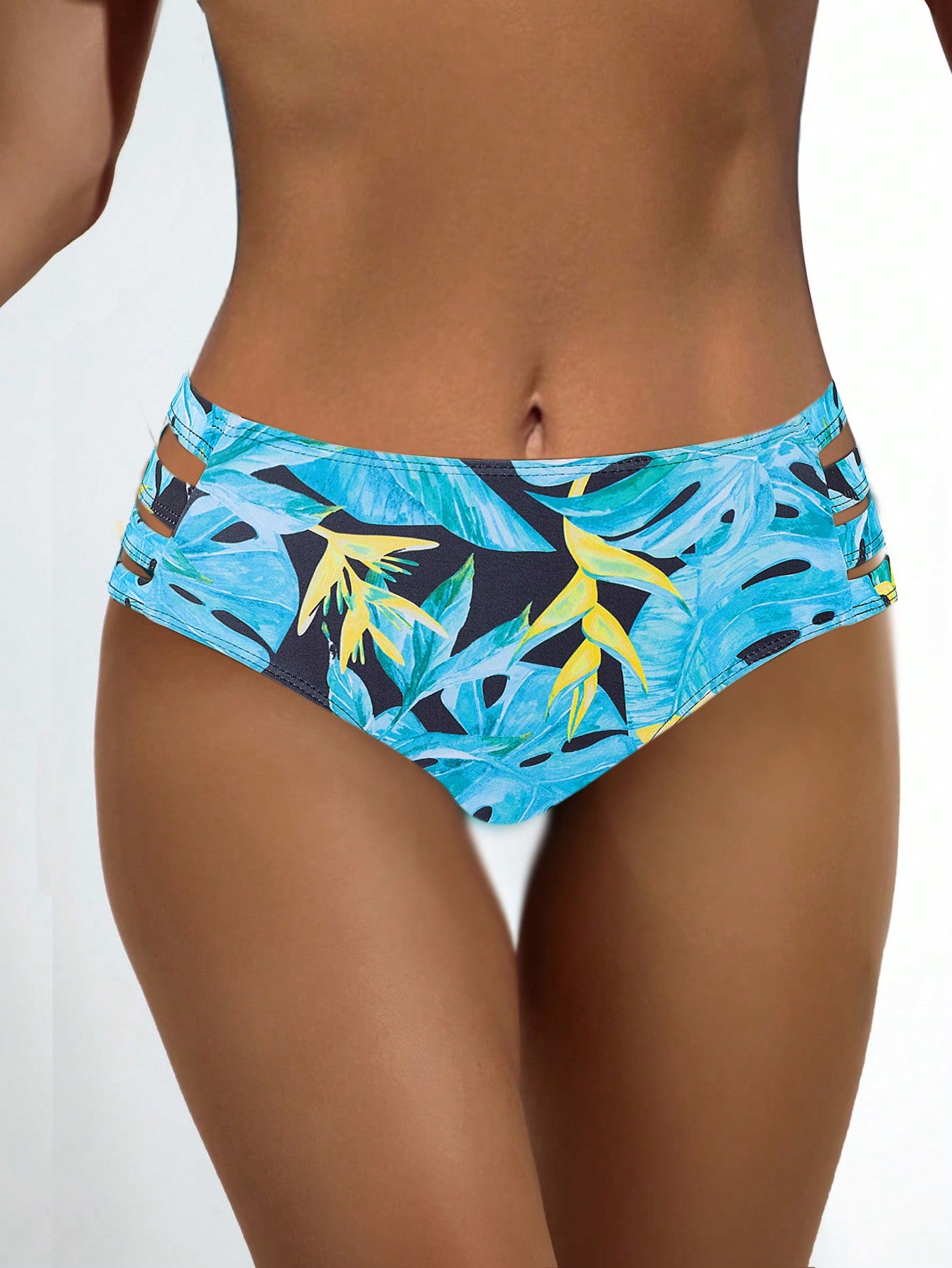 Swim Summer Beach Cut Out Bikini Panty