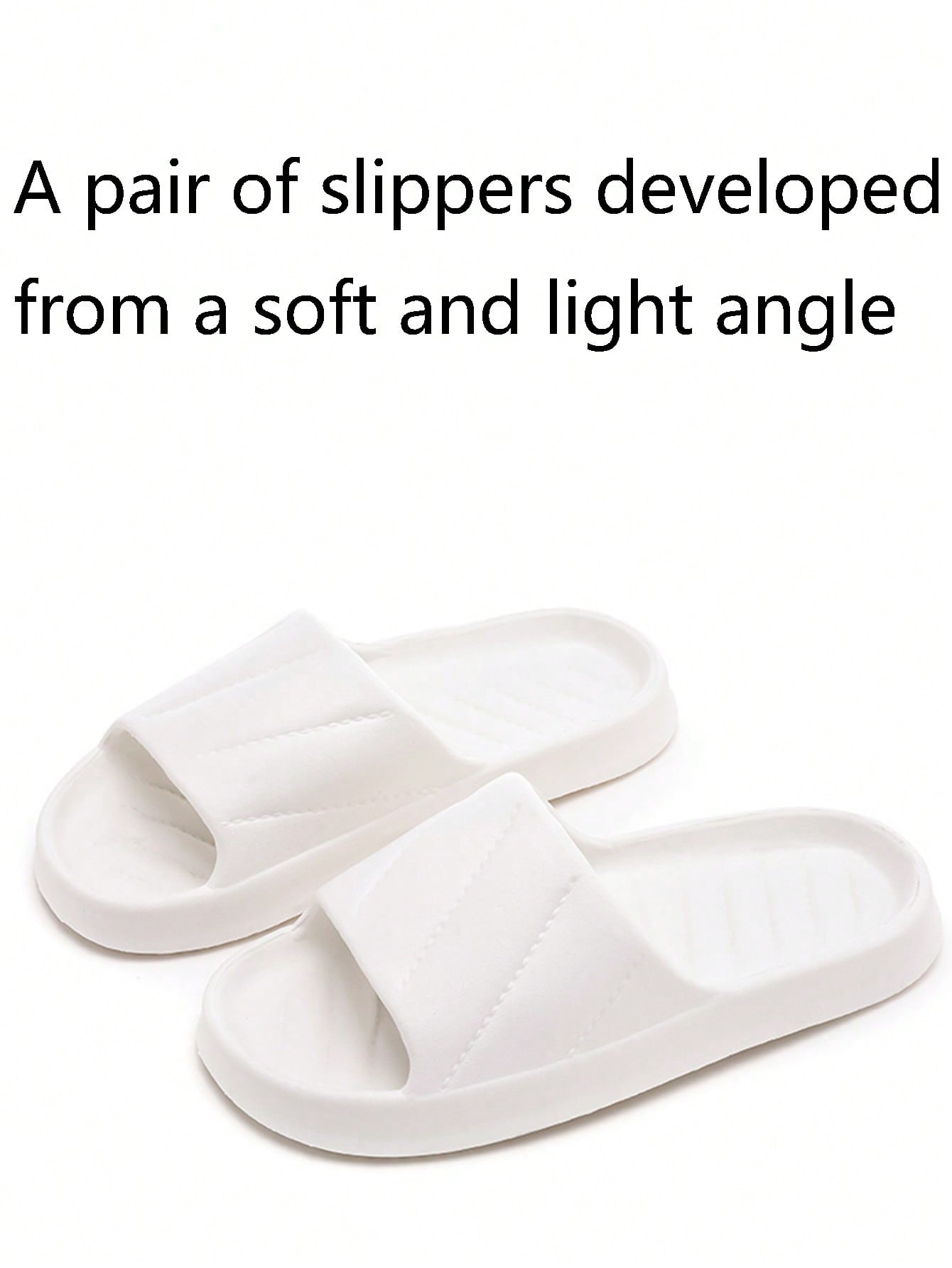 Women's Simple & Lightweight Indoor Slippers For Home & Bathroom Use