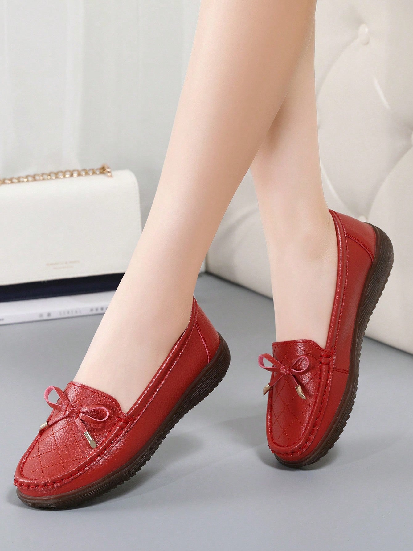 New Summer Soft And Lightweight Middle-Aged Women's Loafers, Driving Loafers