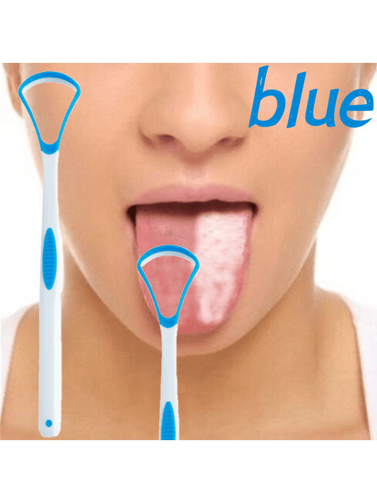 1pc Portable Adult Tongue Scraper, Cleans Tongue Coating, Freshens Breath, Oral Care, Solves Whitish Tongue, Prevents Mouth Turbidity, Cleans Food Residues, Curved Design, Enjoy Fresh Mouth, Suitable For Men And Women, Counter Bad Breath, Travel, Outdoor,