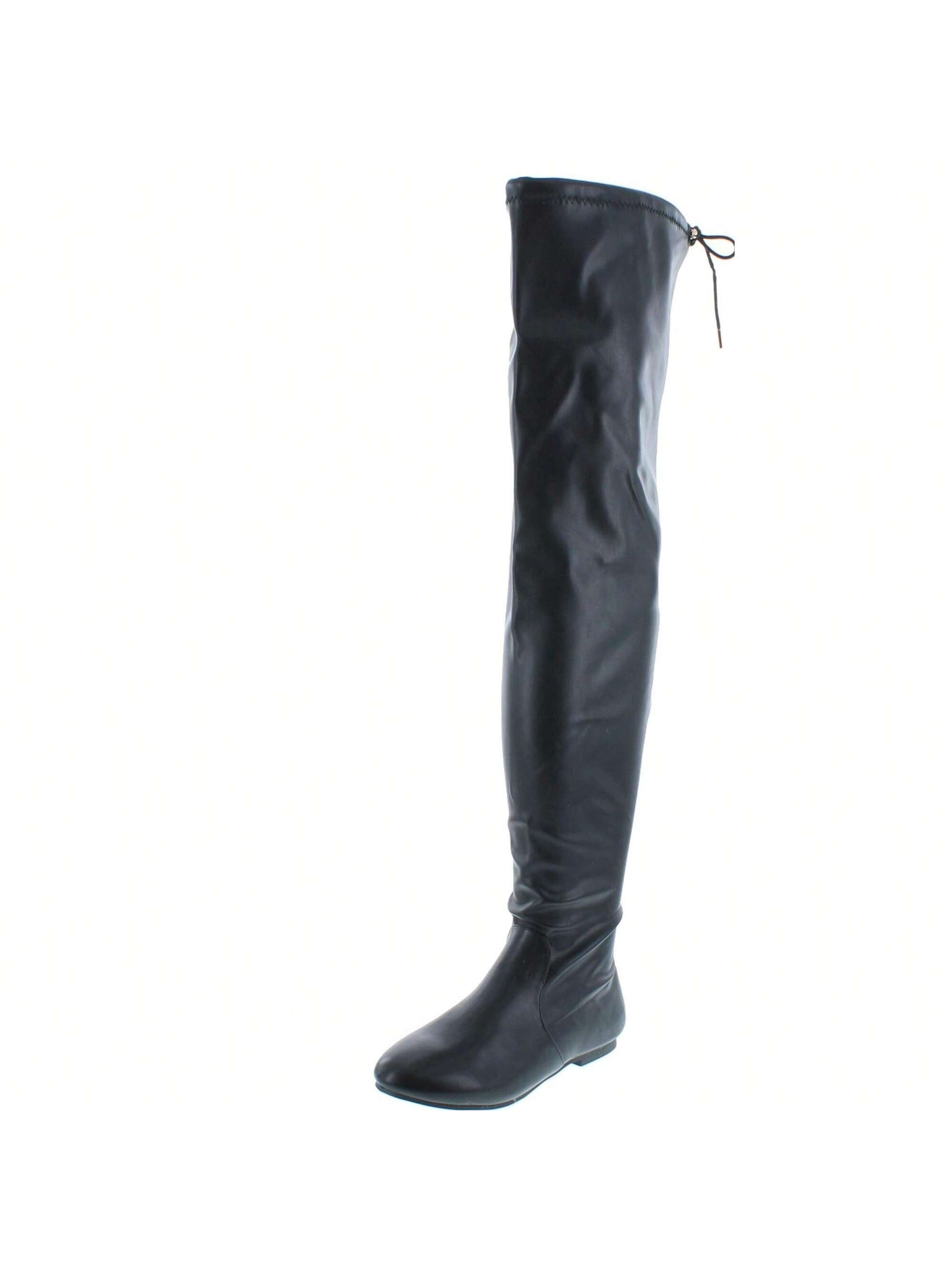 Women's Stretchy Thigh High Flat Heel Boot