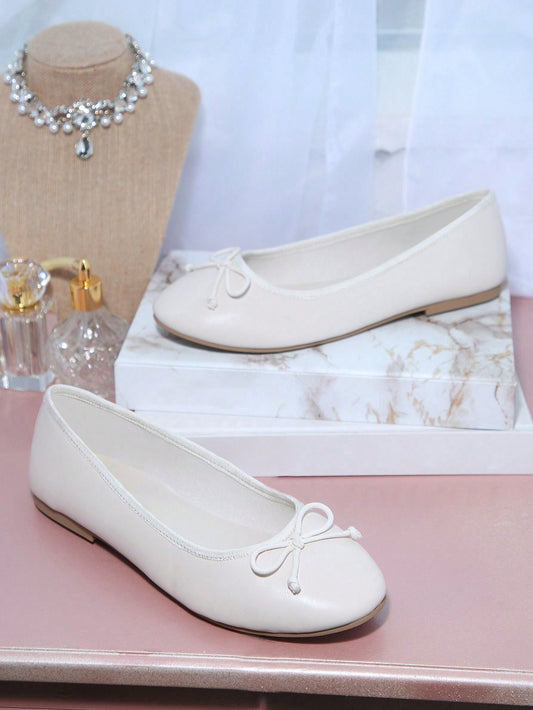 Bow Decor Ballet Flats