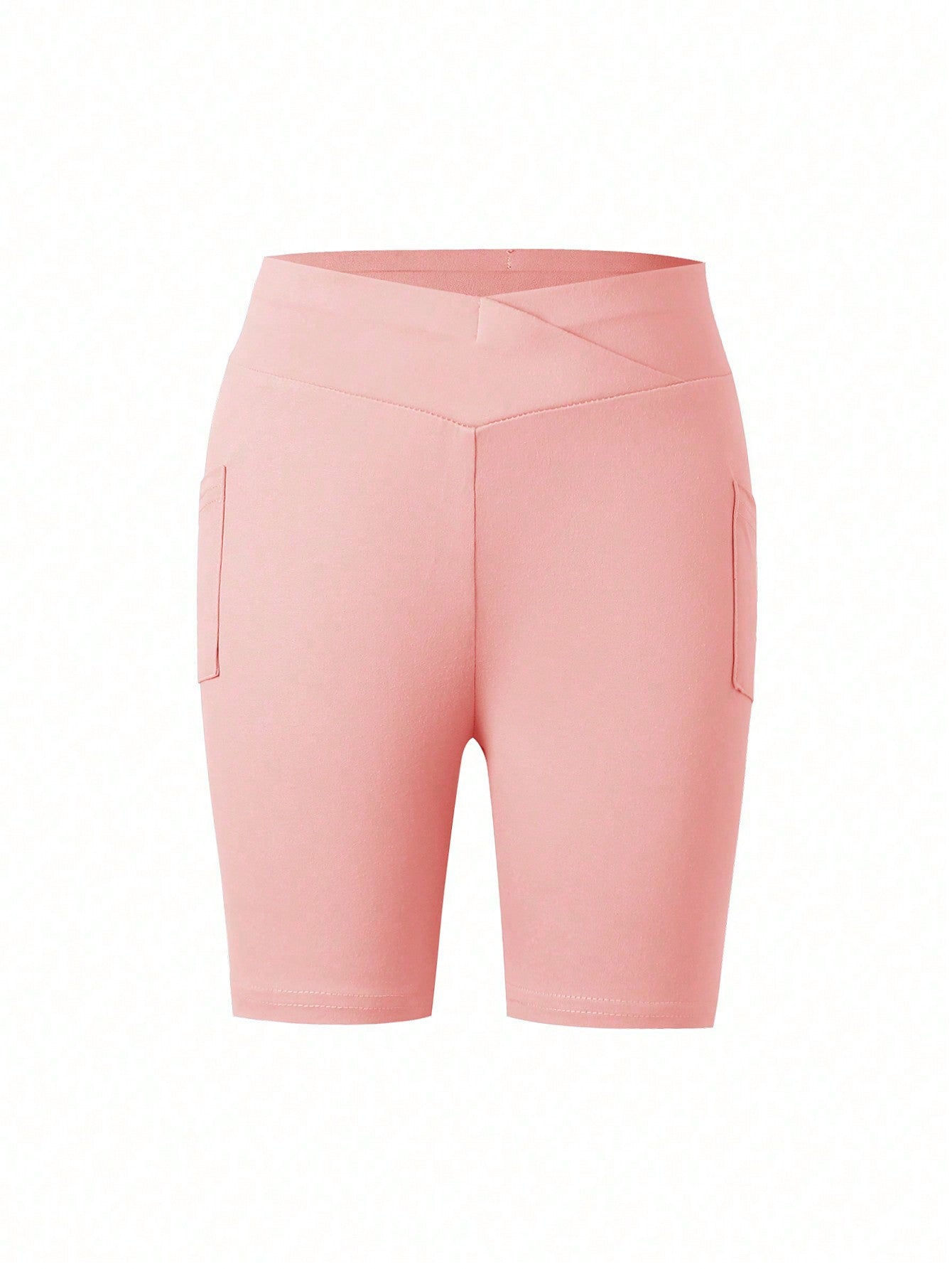 Tween Girl Solid Biker Shorts