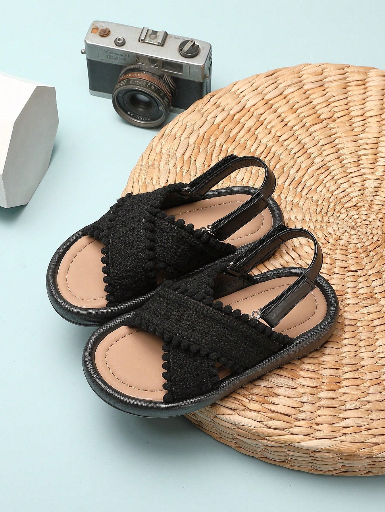 Girls' Casual Sandals New Arrival Summer Flat Shoes For Little & Big Kids, Children's Beach Shoes For Girls