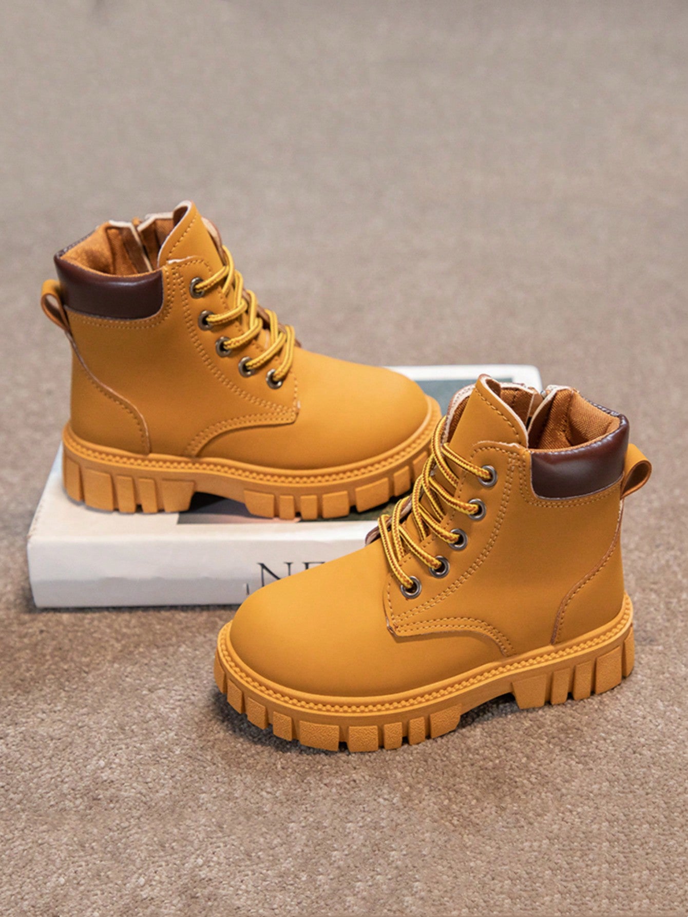 Autumn & Winter New Arrival Girls'  Boots, Casual & Comfortable Shoes For Students, High-Top Boots For Big Kids, Street Style Motorcycle Short Boots For Boys