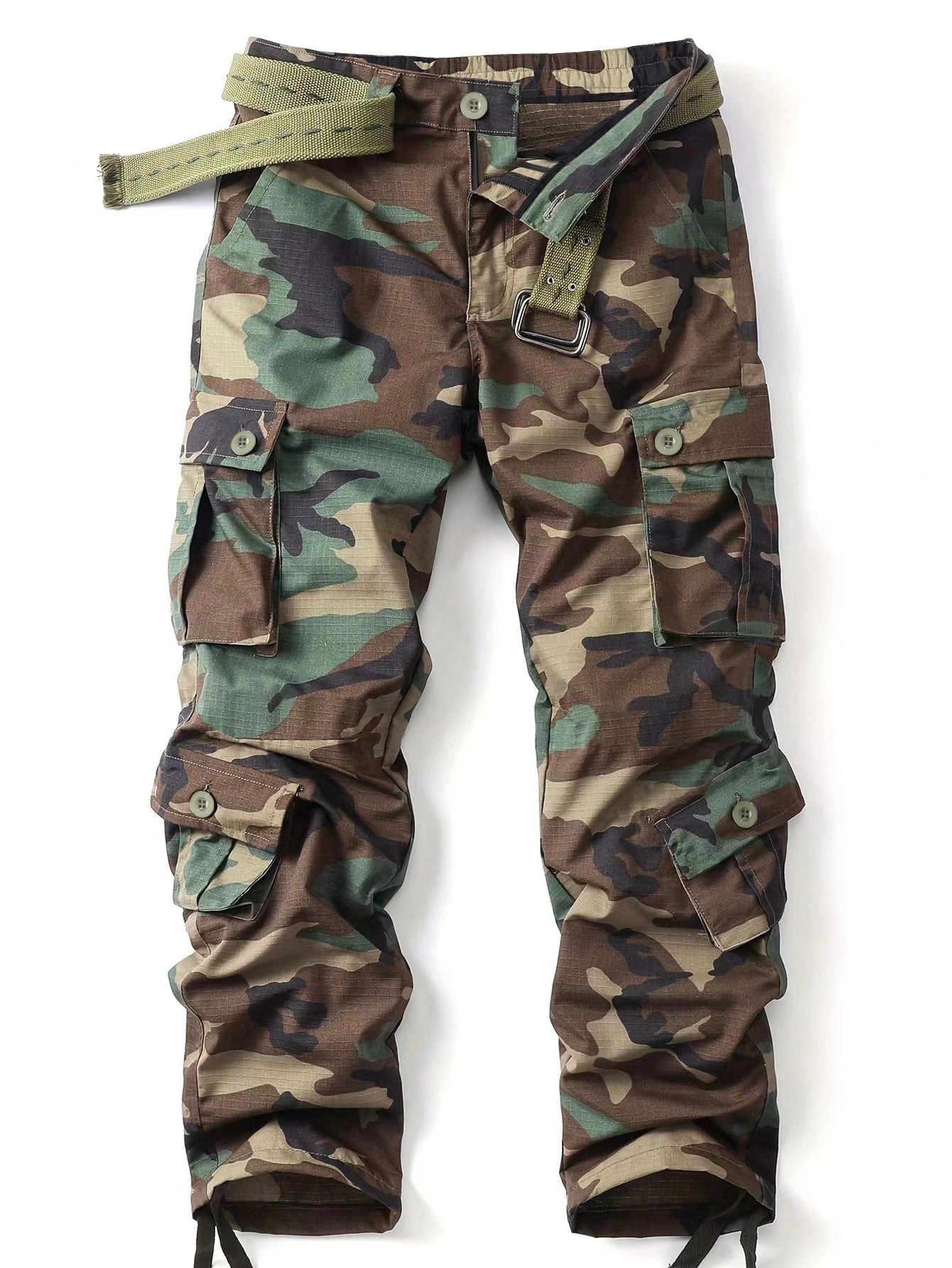 Men's Casual Camouflage Printed Utility Pants